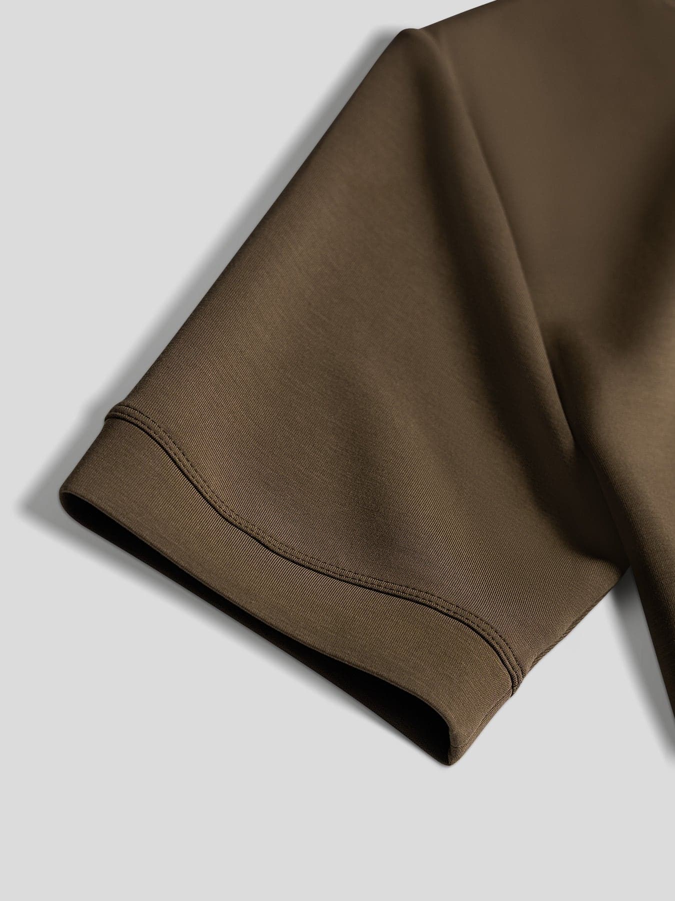 Camiseta de manga corta en mezcla de modal: corte ajustado