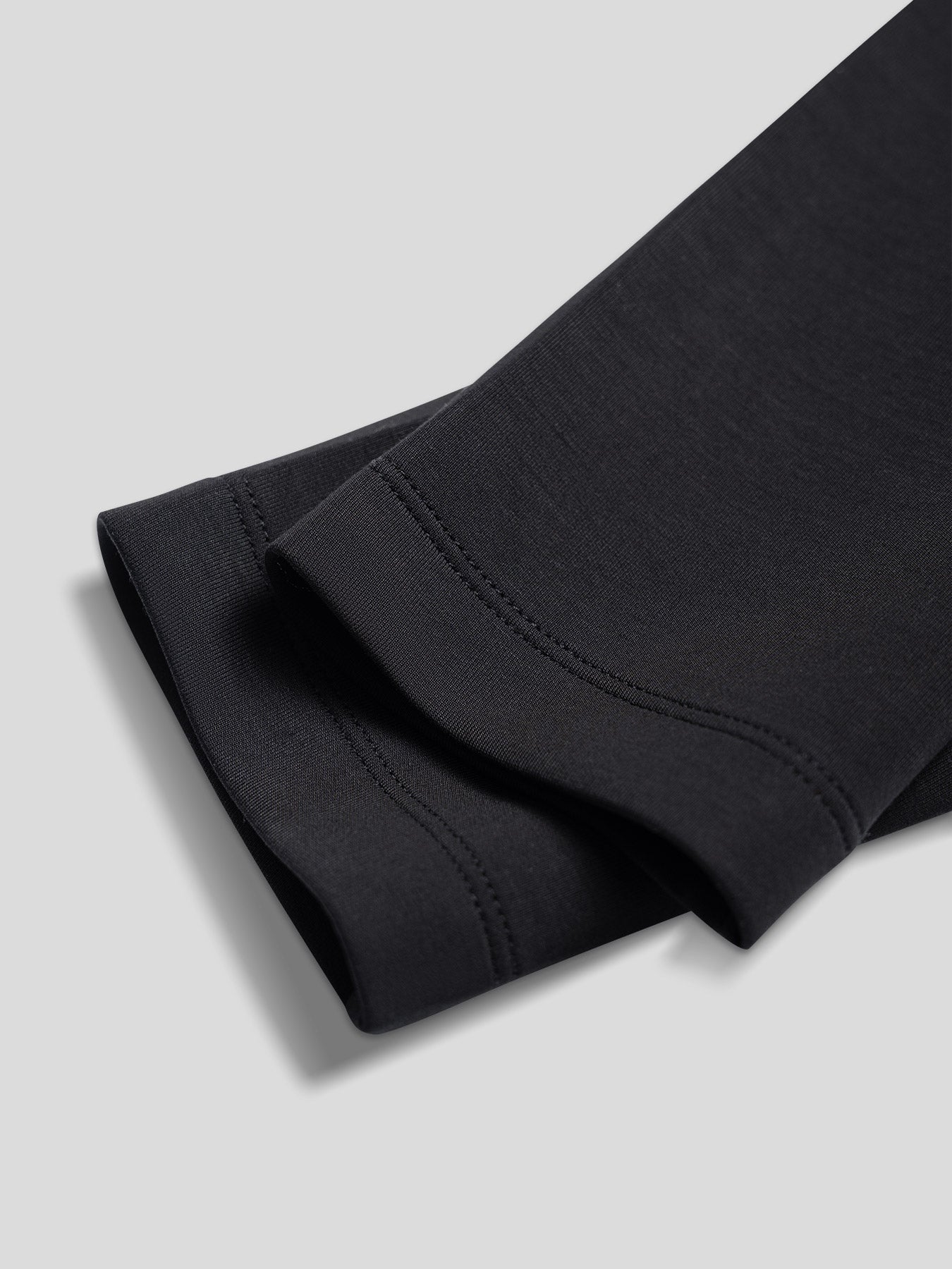 Camiseta de manga larga con parche en el codo en mezcla de modal: corte entallado