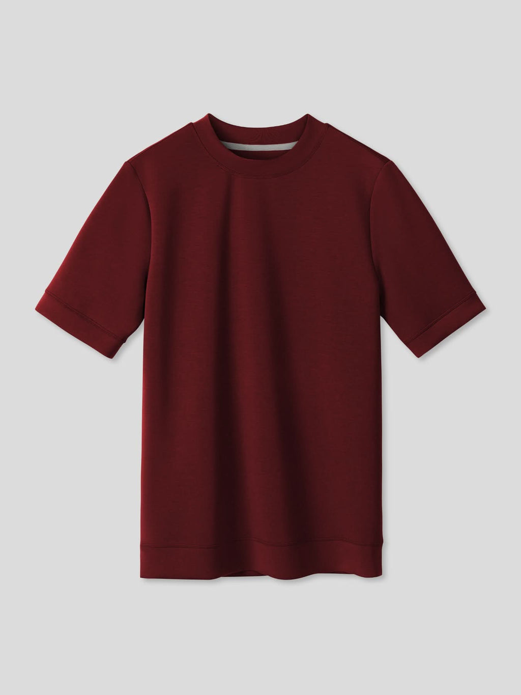 Camiseta de manga corta en mezcla de modal: corte ajustado