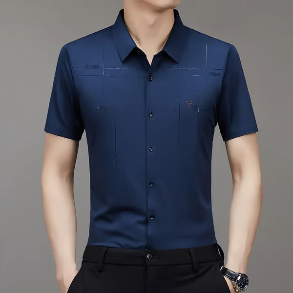 Men's business shirt in ice silk - BUY 1 AND GET 2