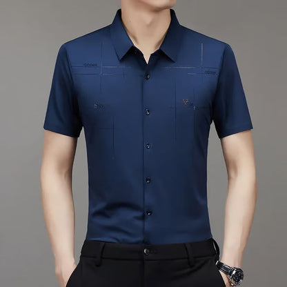 Men's business shirt in ice silk - BUY 1 AND GET 2
