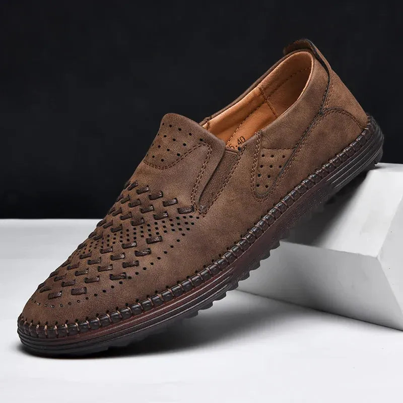 Mocasines de Cuero genuino para hombre