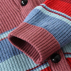 Chaqueta de hombre con solapa y bloques de color