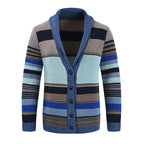 Chaqueta de hombre con solapa y bloques de color