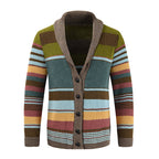 Chaqueta de hombre con solapa y bloques de color