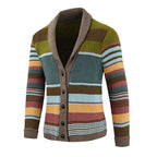 Chaqueta de hombre con solapa y bloques de color