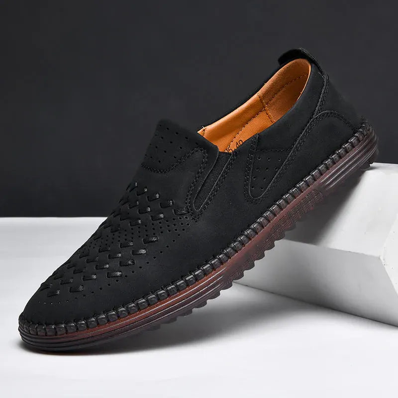 Mocasines de Cuero genuino para hombre