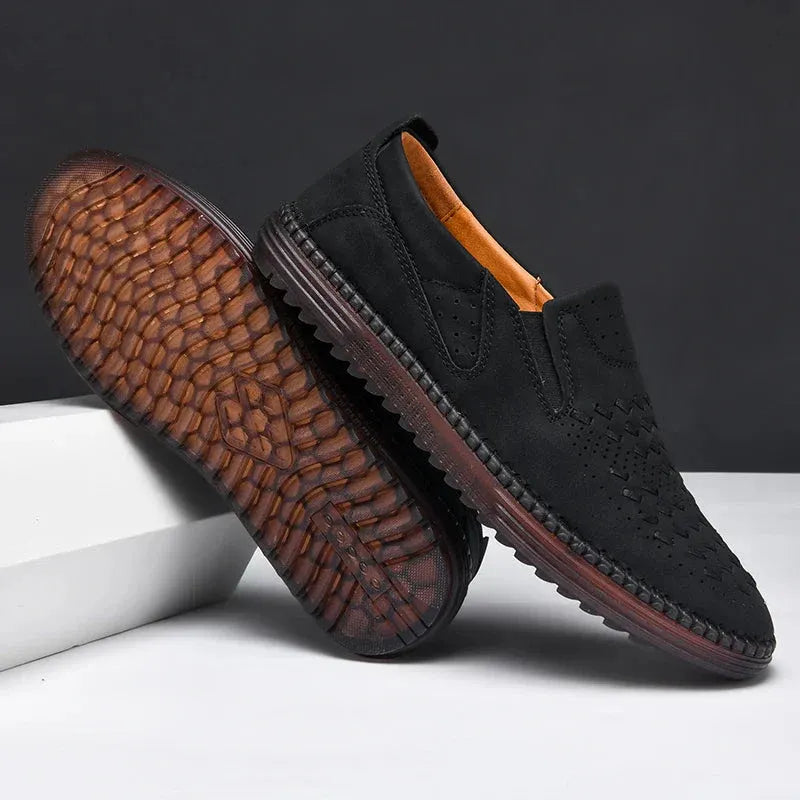 Mocasines de Cuero genuino para hombre