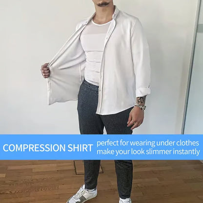 BUY 1 & GET 3 Men's Slimming Compression Vest for Abdomen and Waist Control