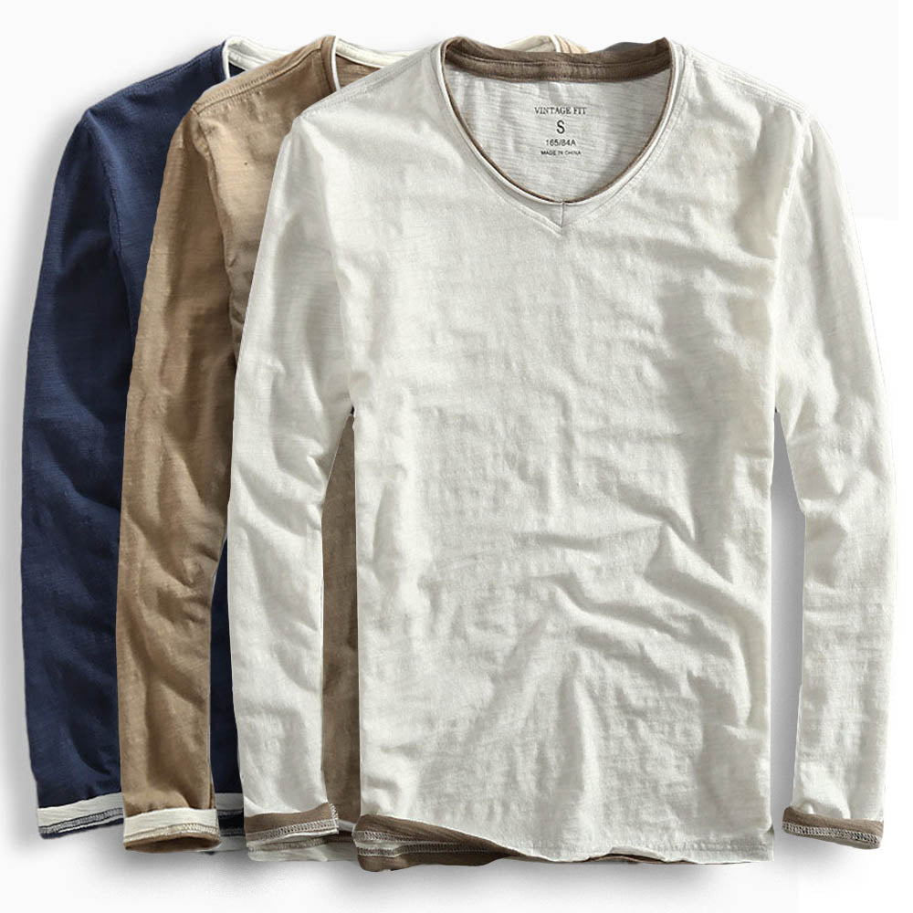 Camisa de manga larga de algodón Kaidon