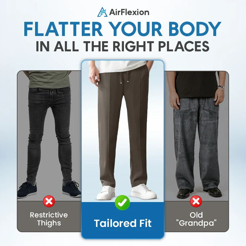 EaseTactic Pull On Ice Silk Stretch Smart Casual Pants - BUY 1 & GET 2