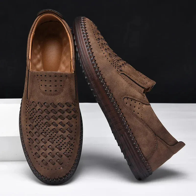 Mocasines de Cuero genuino para hombre