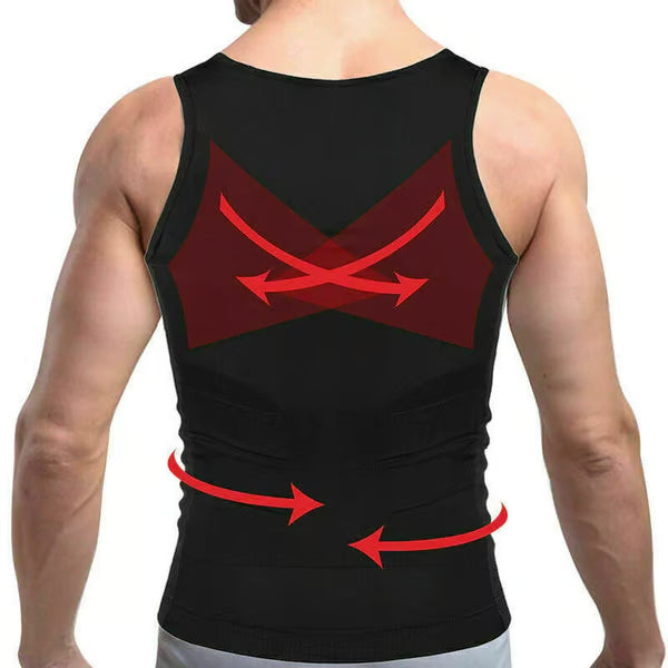 BUY 1 & GET 3 Men's Slimming Compression Vest for Abdomen and Waist Control