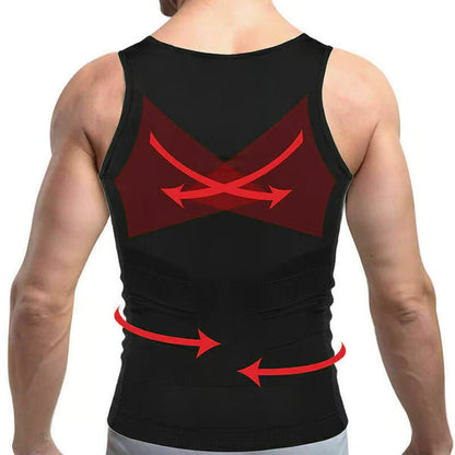 BUY 1 & GET 3 Men's Slimming Compression Vest for Abdomen and Waist Control