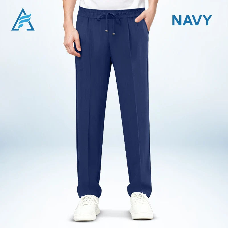 EaseTactic Pull On Ice Silk Stretch Smart Casual Pants - BUY 1 & GET 2