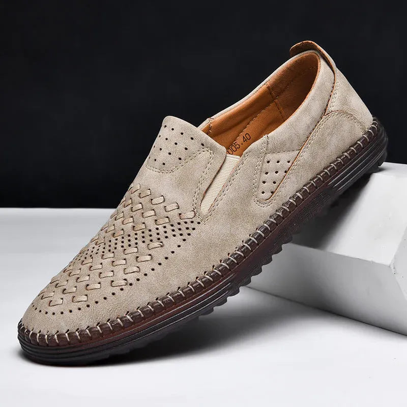 Mocasines de Cuero genuino para hombre