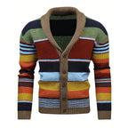 Chaqueta de hombre con solapa y bloques de color
