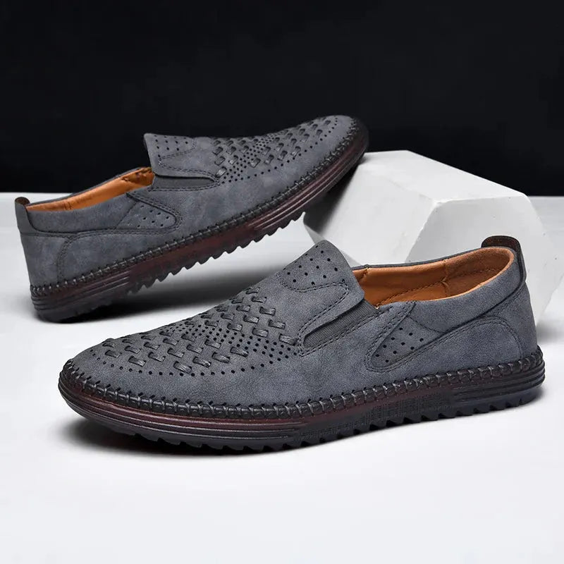 Mocasines de Cuero genuino para hombre