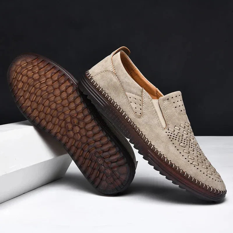 Mocasines de Cuero genuino para hombre