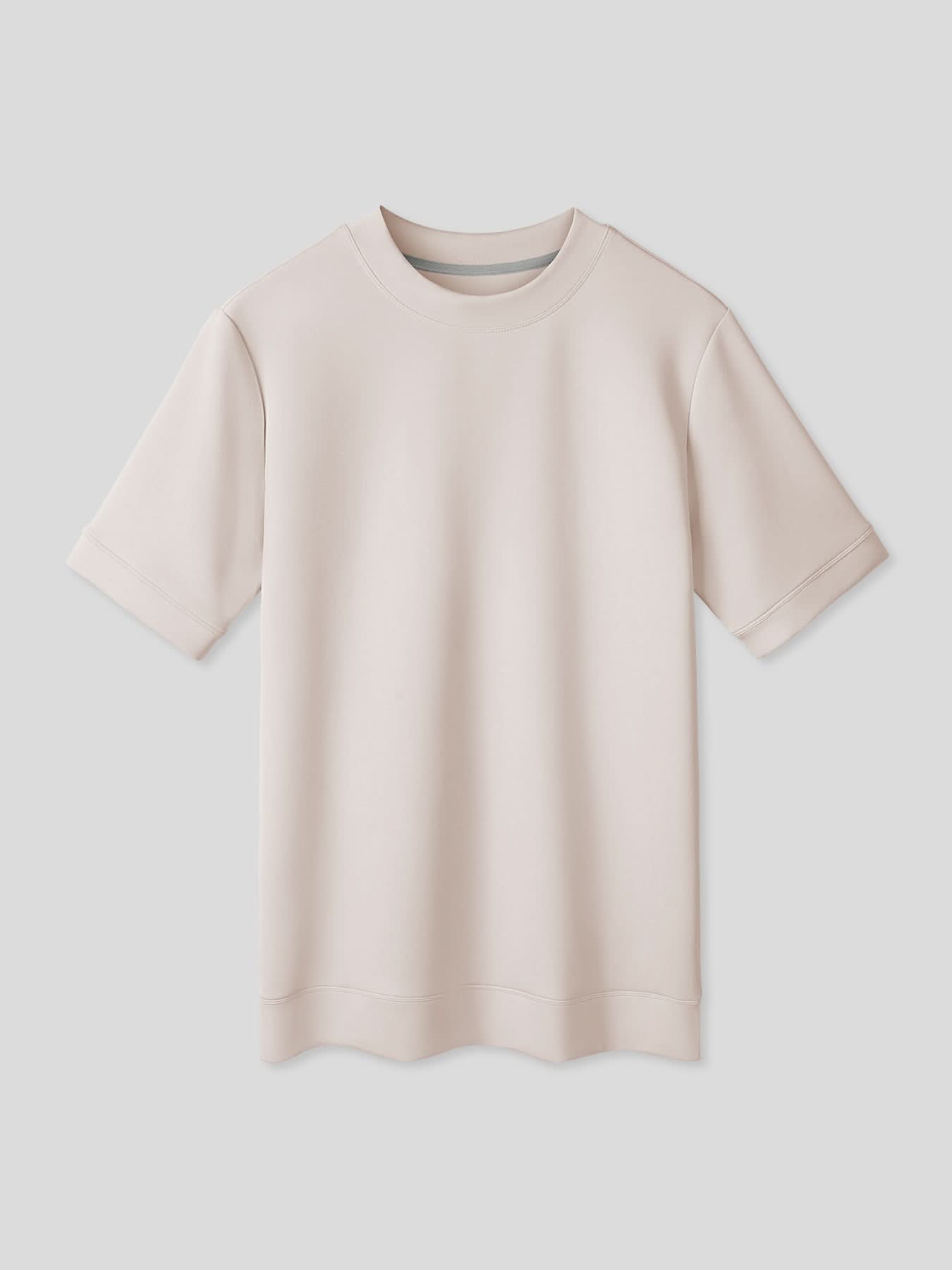 Camiseta de manga corta en mezcla de modal: corte ajustado