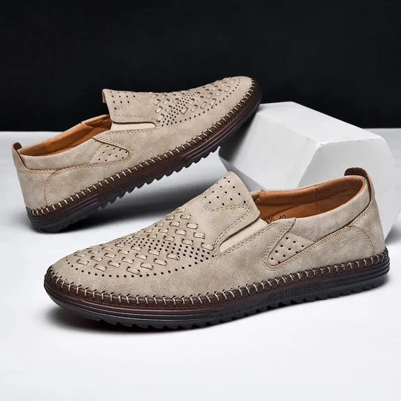 Mocasines de Cuero genuino para hombre