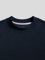 Camiseta de manga larga con parche en el codo en mezcla de modal: corte entallado