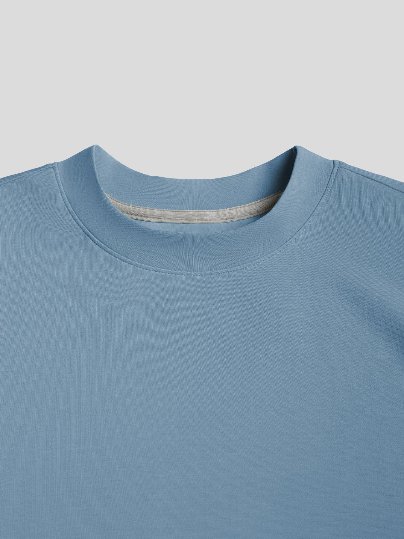 Camiseta de manga larga con parche en el codo en mezcla de modal: corte entallado
