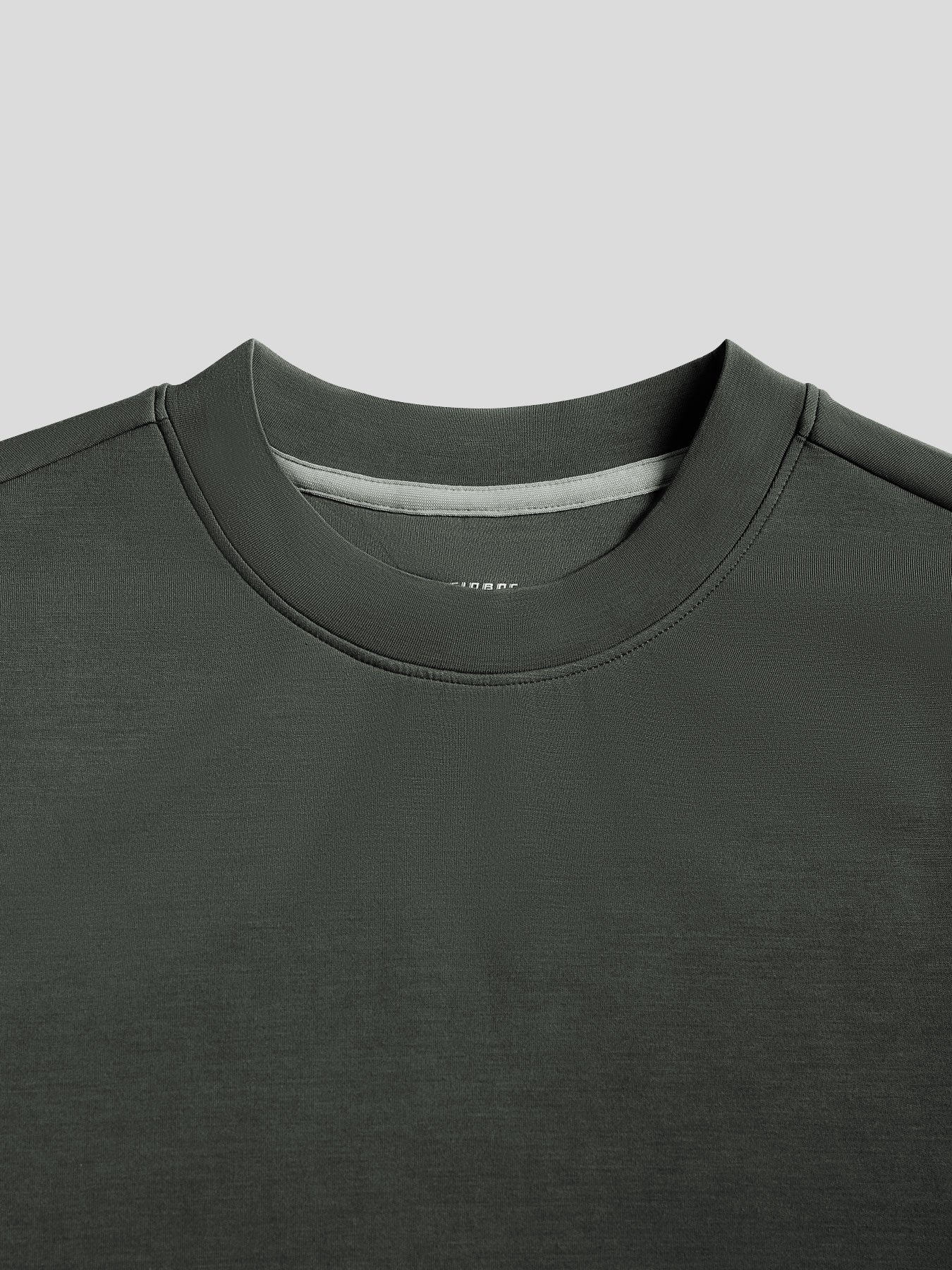 Camiseta de manga larga con parche en el codo en mezcla de modal: corte entallado