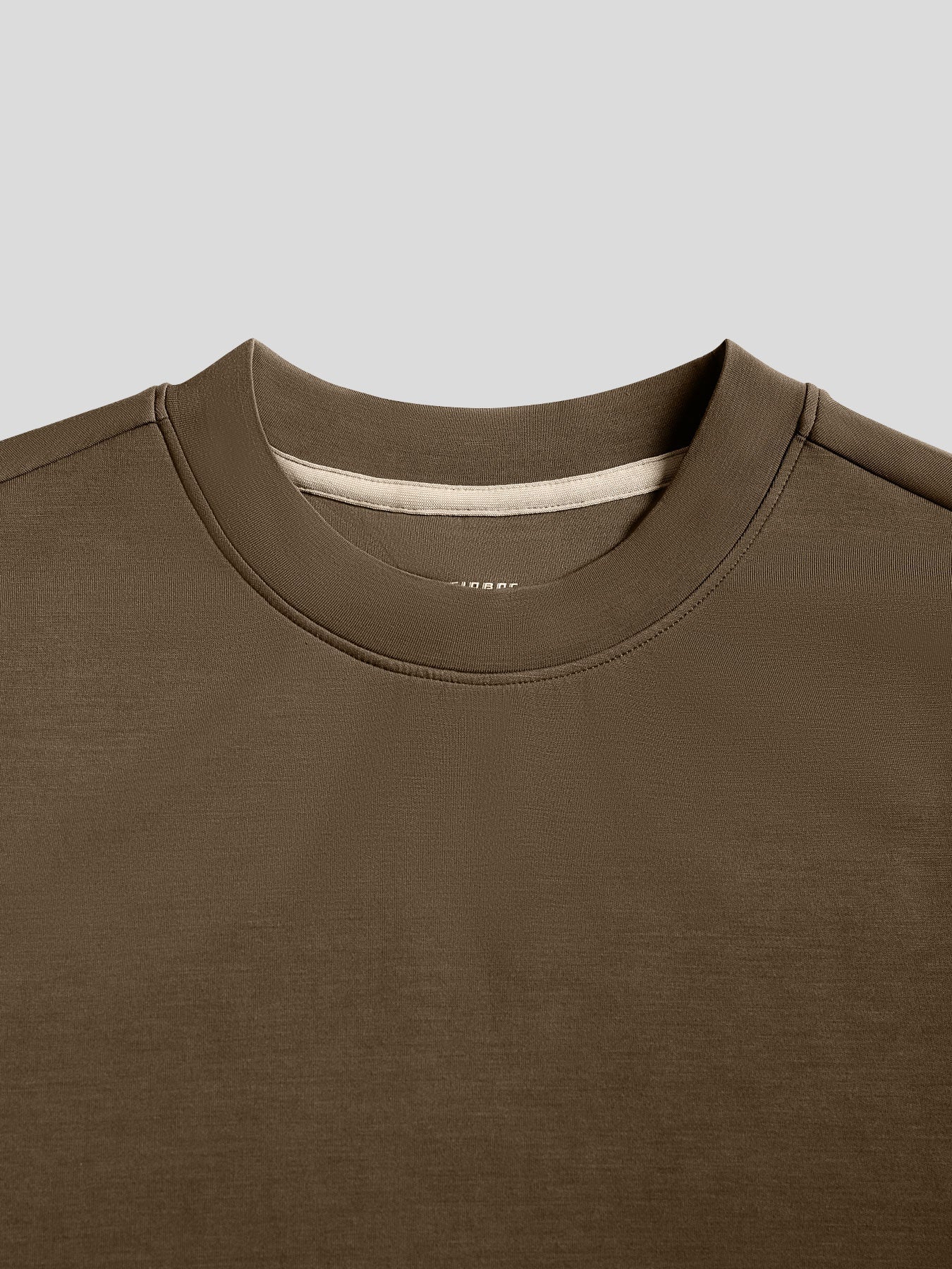 Camiseta de manga larga con parche en el codo en mezcla de modal: corte entallado