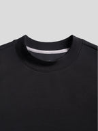 Camiseta de manga larga con parche en el codo en mezcla de modal: corte entallado