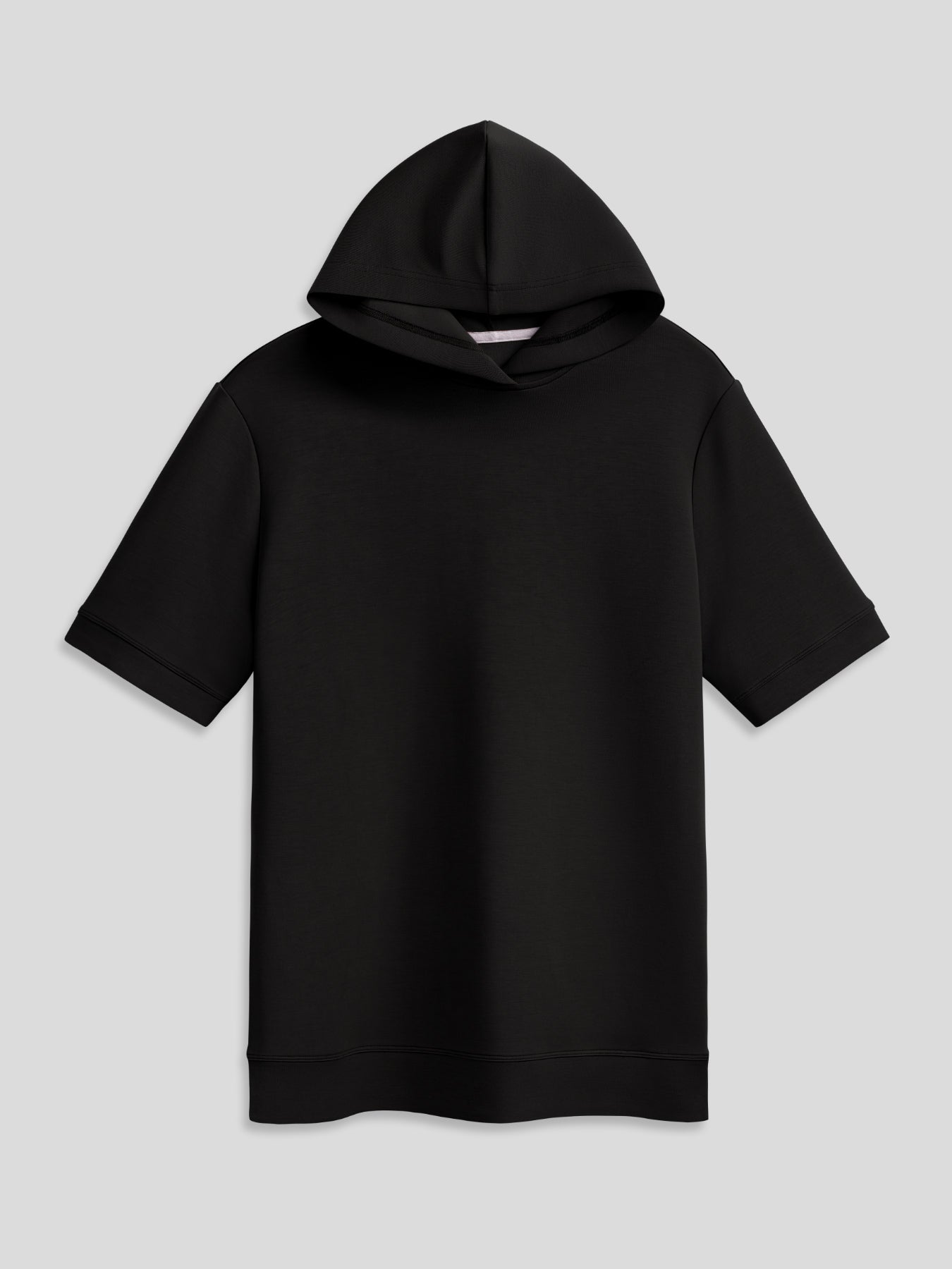 Sudadera de manga corta en mezcla de modal
