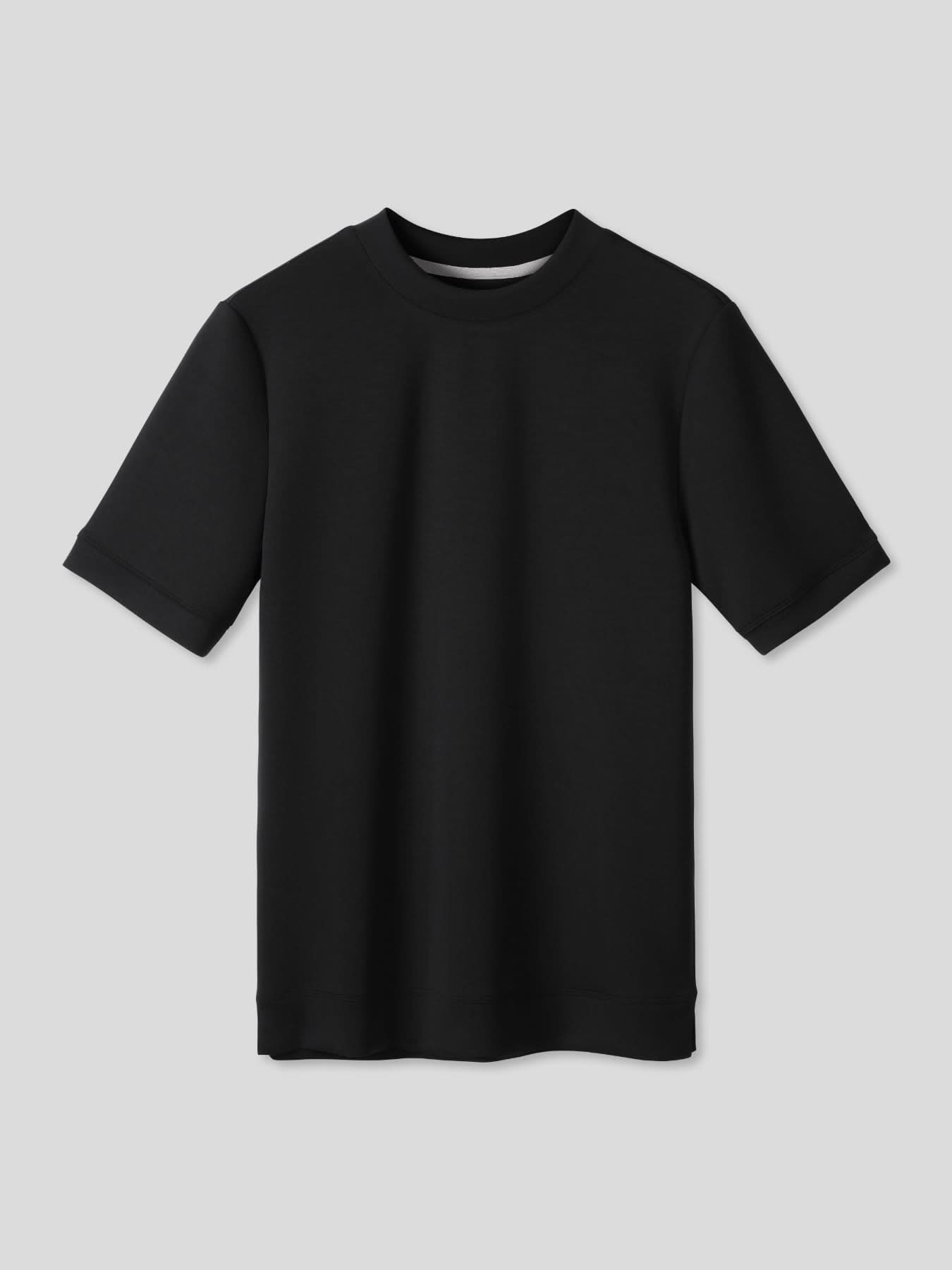Camiseta de manga corta en mezcla de modal: corte ajustado