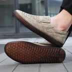 Mocasines de Cuero genuino para hombre