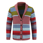 Chaqueta de hombre con solapa y bloques de color