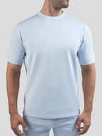 Camiseta de manga corta en mezcla de modal: corte ajustado