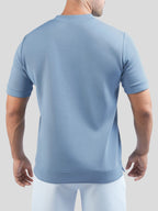Camiseta de manga corta en mezcla de modal: corte ajustado