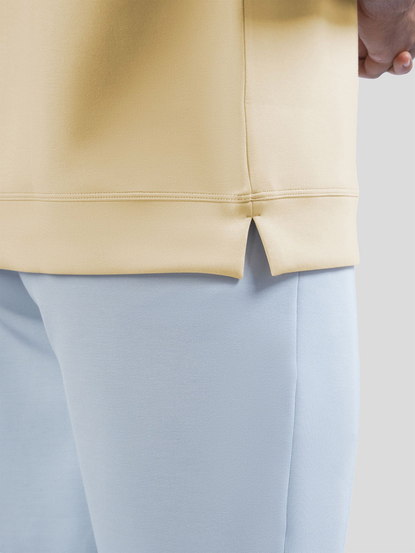 Camiseta de manga corta en mezcla de modal: corte ajustado