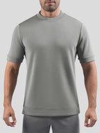 Camiseta de manga corta en mezcla de modal: corte ajustado