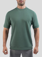 Camiseta de manga corta en mezcla de modal: corte ajustado