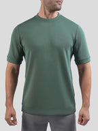 Camiseta de manga corta en mezcla de modal: corte ajustado