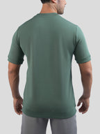 Camiseta de manga corta en mezcla de modal: corte ajustado