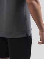 Camiseta de manga corta en mezcla de modal: corte ajustado