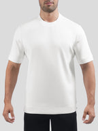Camiseta de manga corta en mezcla de modal: corte ajustado