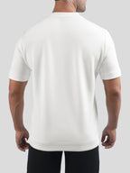 Camiseta de manga corta en mezcla de modal: corte ajustado
