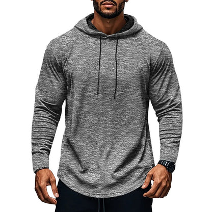 Casual hoodie with a loose fit for men