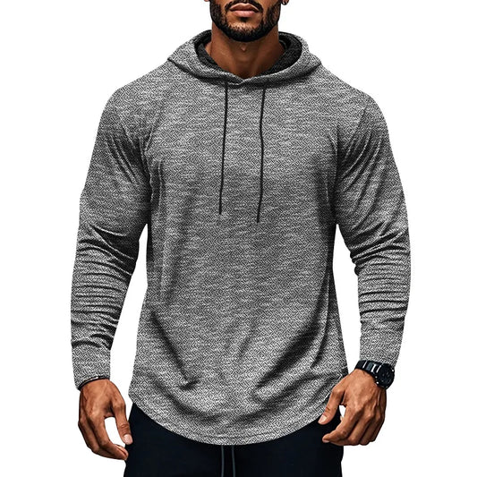 Casual hoodie with a loose fit for men