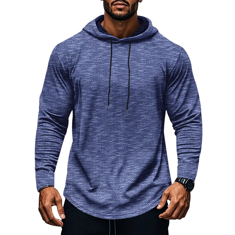 Casual hoodie with a loose fit for men