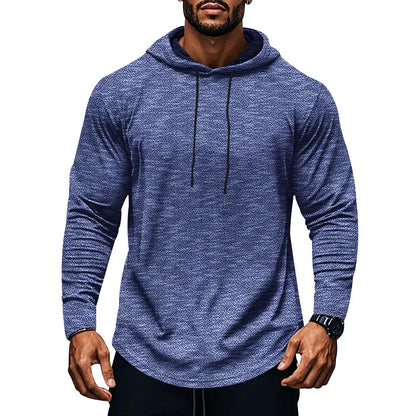 Casual hoodie with a loose fit for men