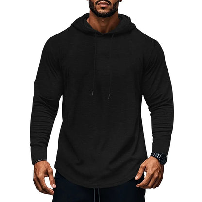Casual hoodie with a loose fit for men