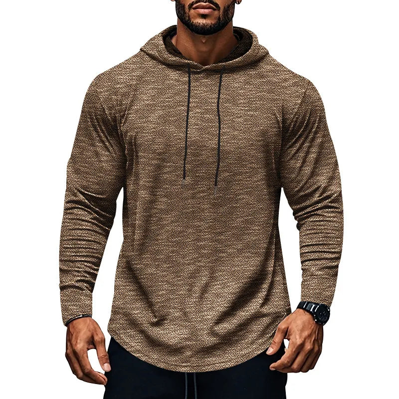 Casual hoodie with a loose fit for men